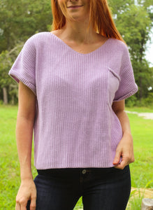 Lilac Sweater Top