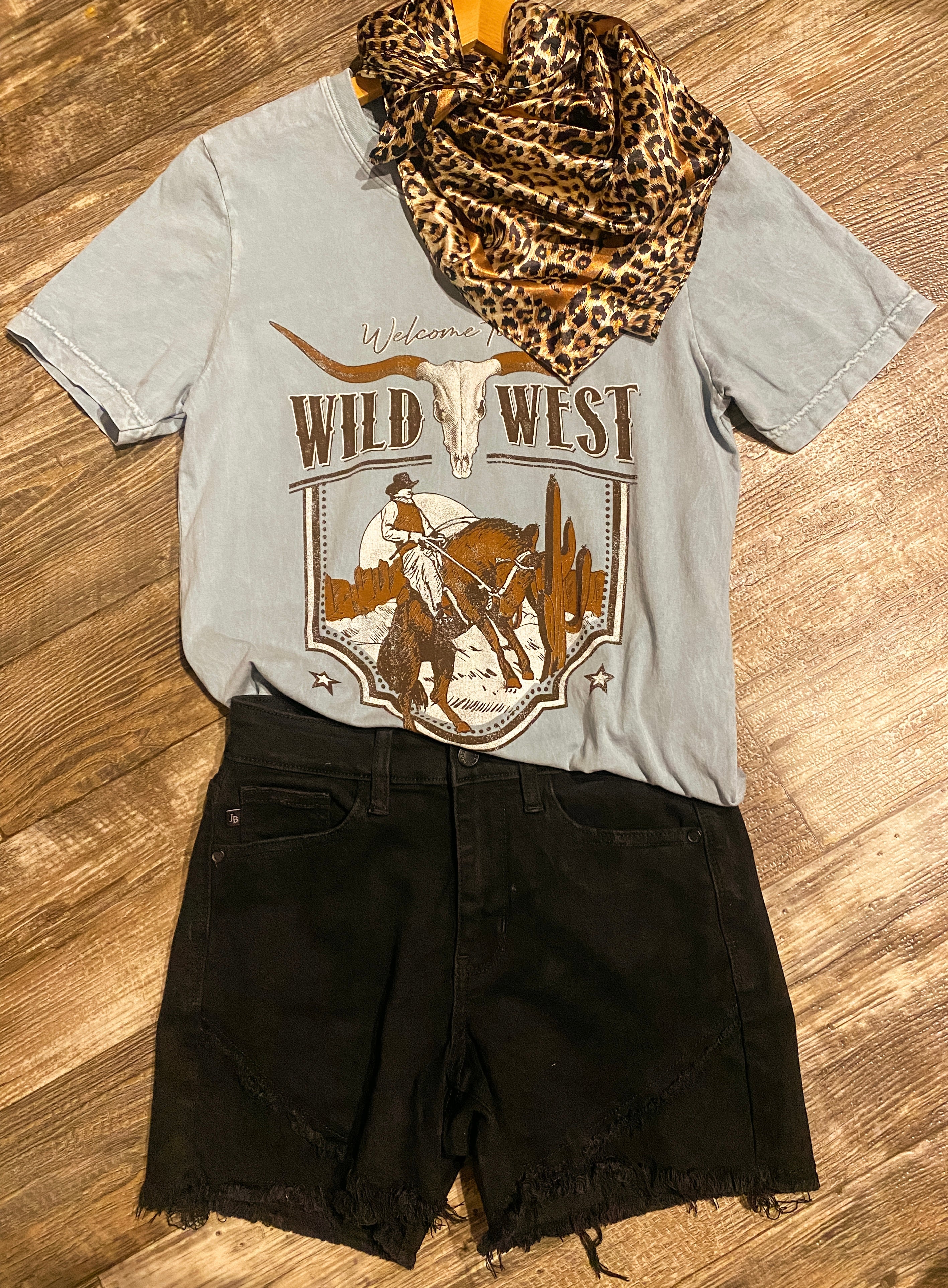 Wild West Blue Tee(Small)