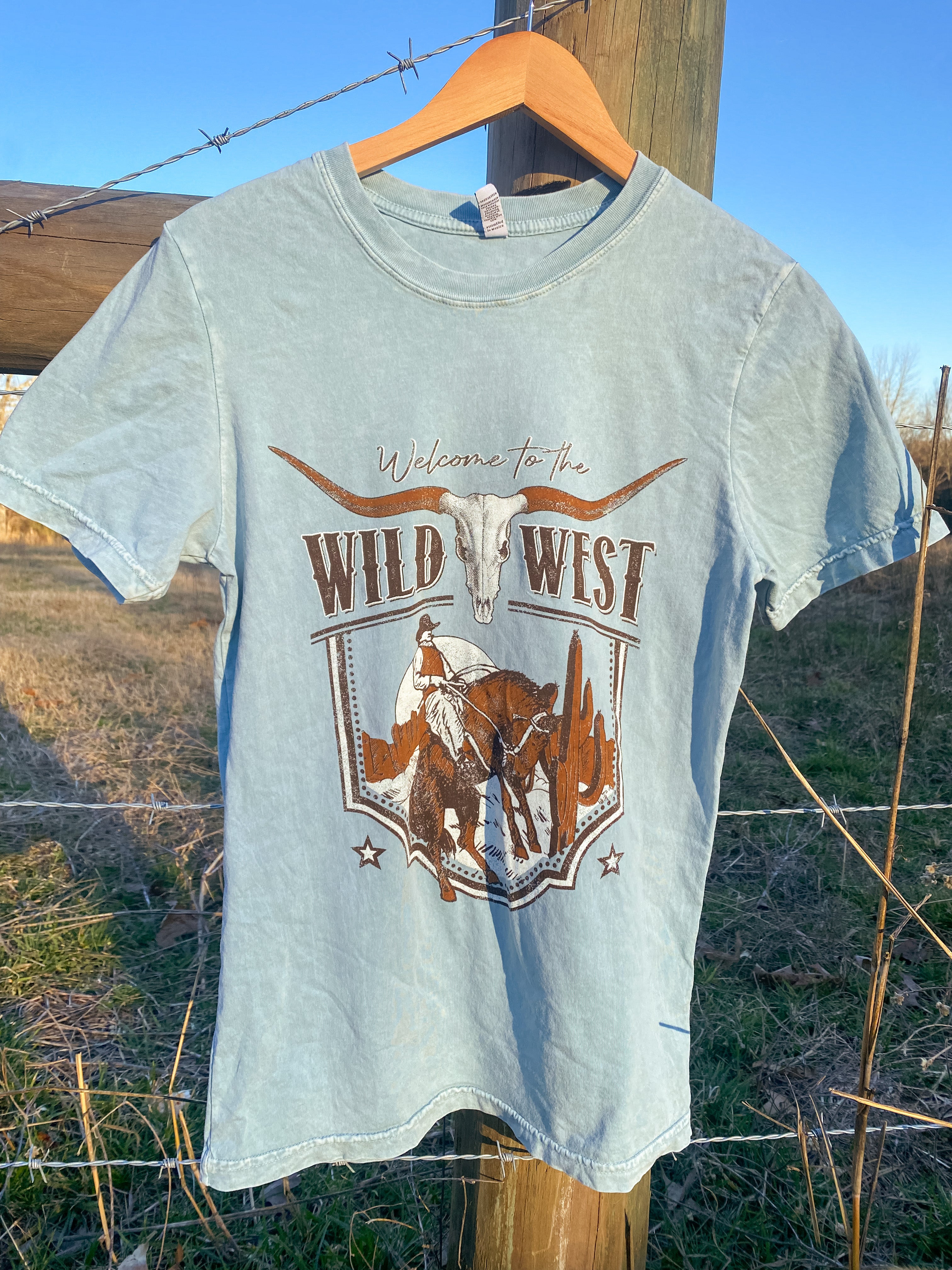 Wild West Blue Tee(Small)